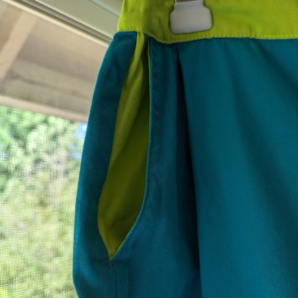 NWOT Mokuyobi Colorblock Ellie Shorts in Spearmint